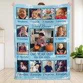 One Year Old Blanket - Personalized Blanket
